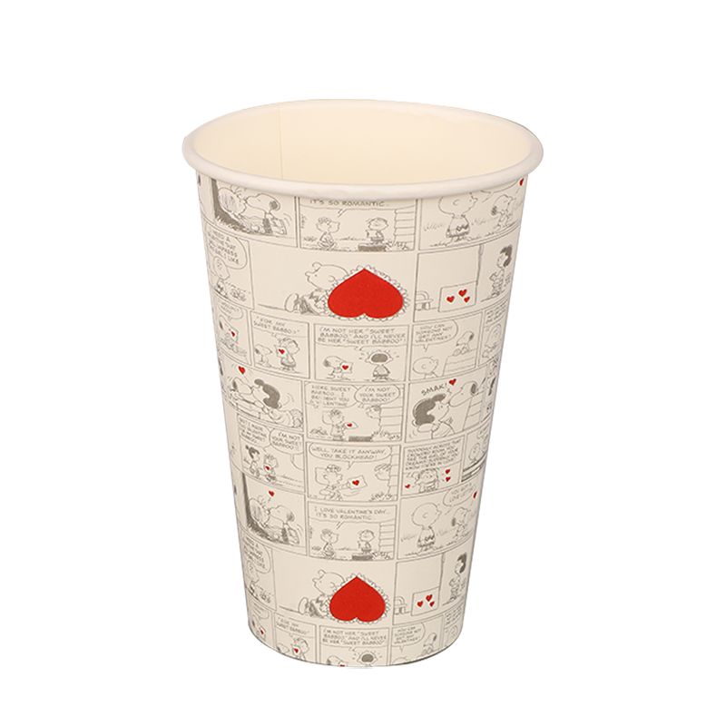 Copo de papel de café quente de 16 onças