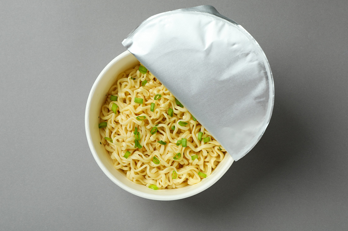 Tampas de copos de papel para macarrão