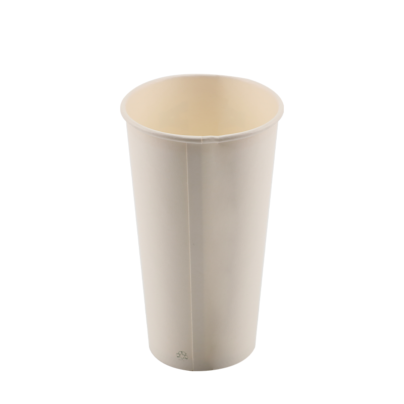Copos de papel de parede única PLA compostáveis ​​de 12 onças