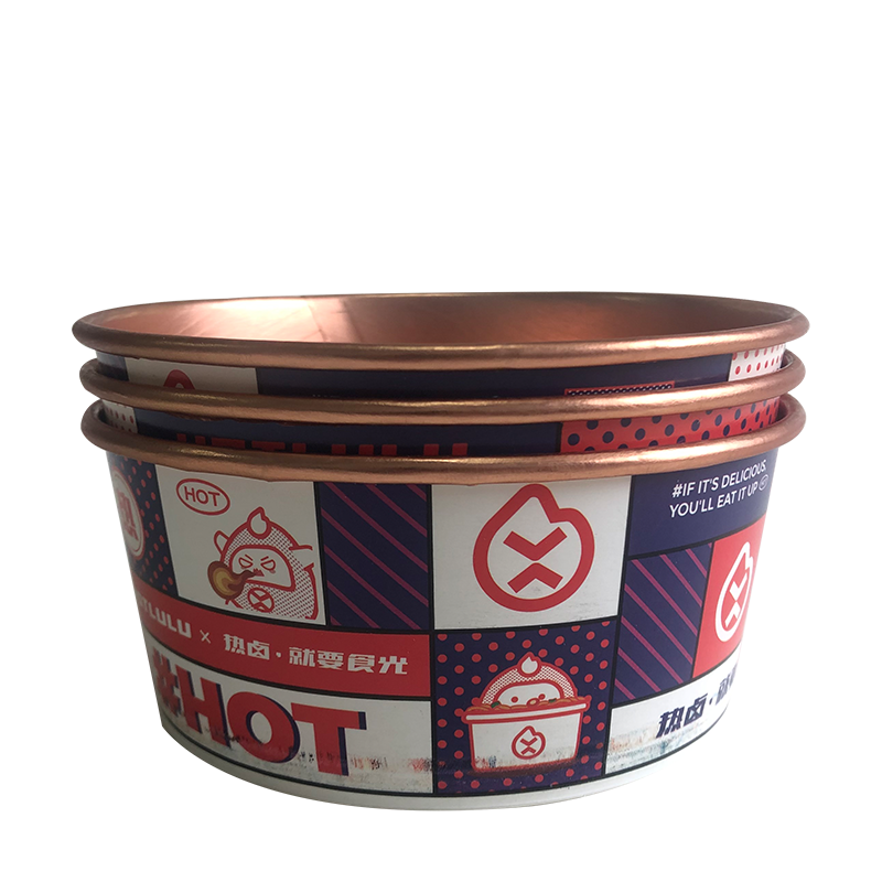 Saladeira redonda de alumínio prateado 1300ML