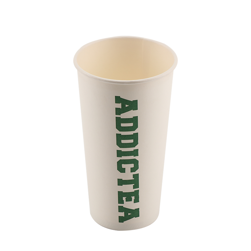 Copo de papel de café revestido com PLA de 16 onças