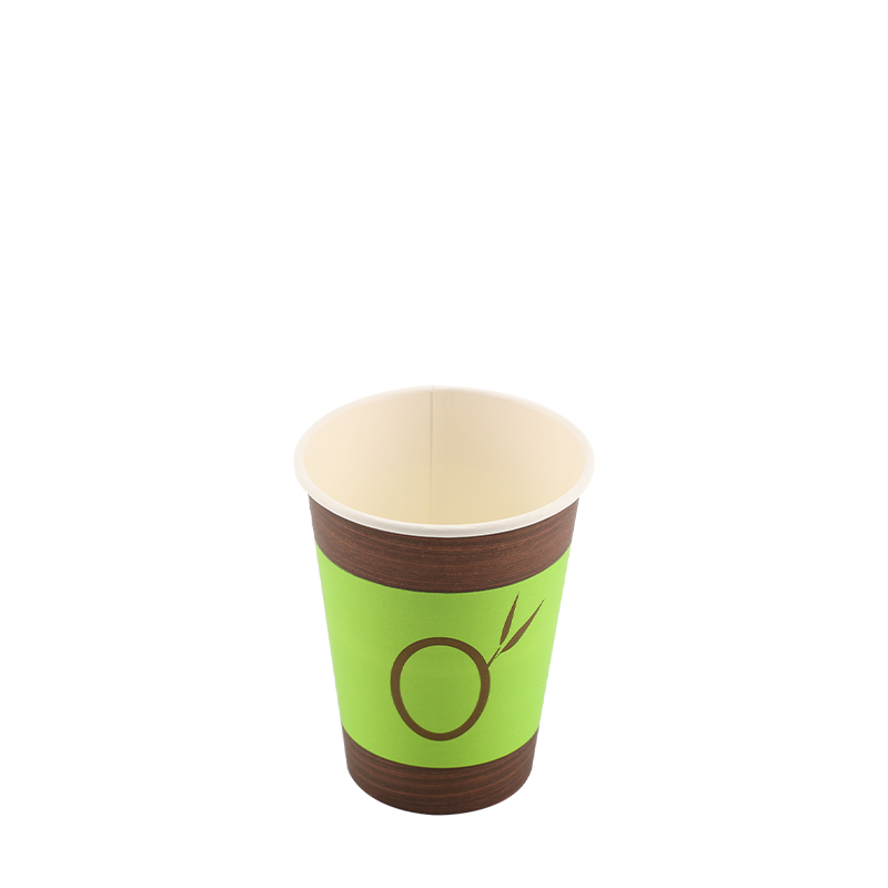 Copo de papel quente biodegradável de 4 onças