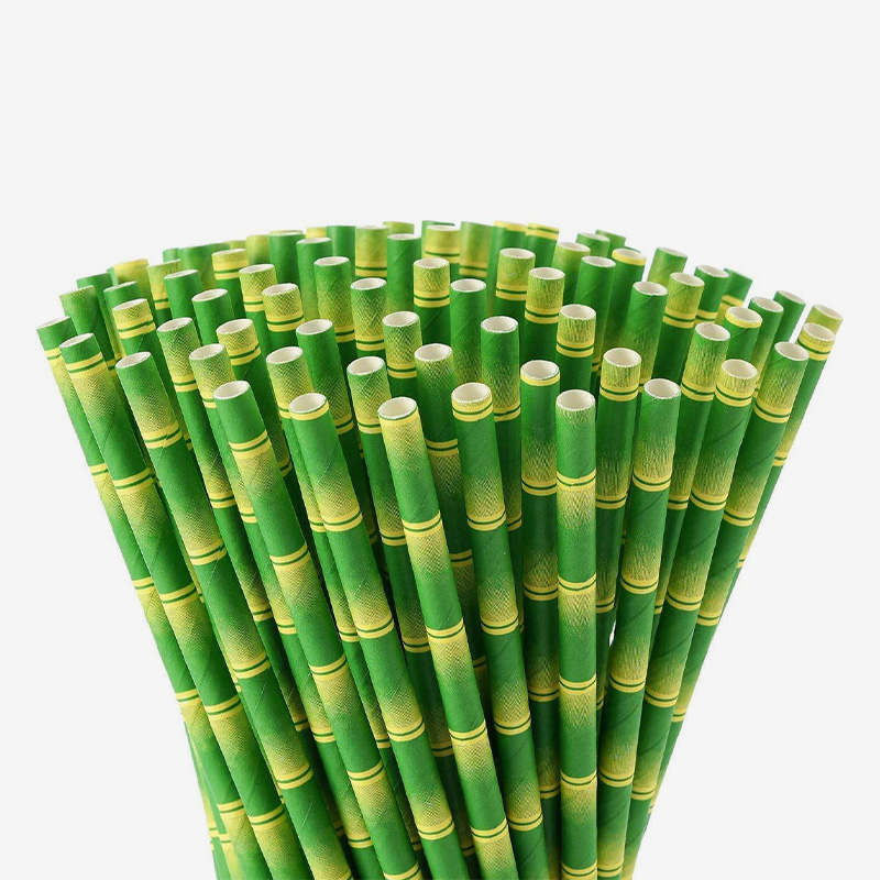 Canudos de papel biodegradáveis