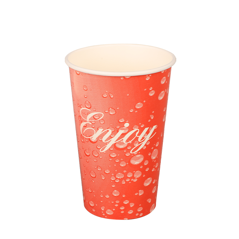 Copos de suco de copos de papel para beber frio de 12 onças
