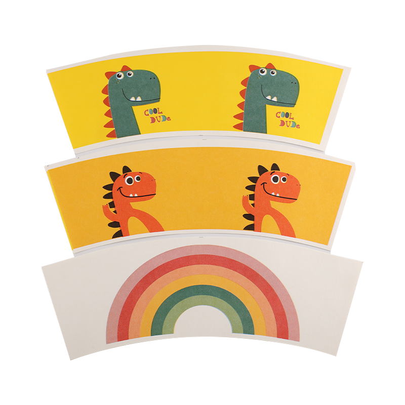 Ventilador de papel para copo frio com revestimento duplo de PE