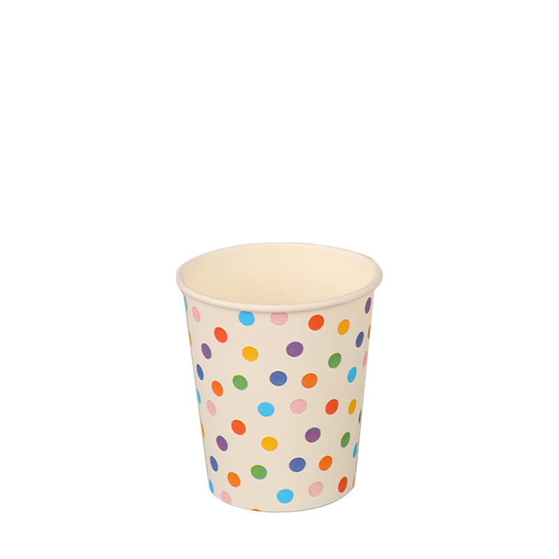 Copo de papel quente reciclável descartável de 4 onças